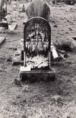 Historic picture of Makaraka cemetery, block MKM/P, plot 42.